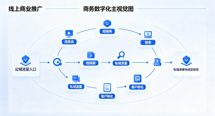 苍溪县线上商业推广怎么做？全域流量闭环搭建与低成本转化实战指南